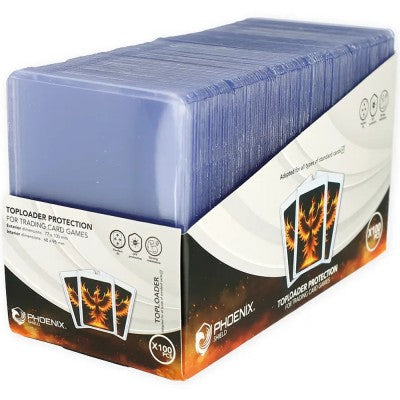 Phoenix Shield - Renforcées - Toploader - 3x4" Clear Regular - par 100