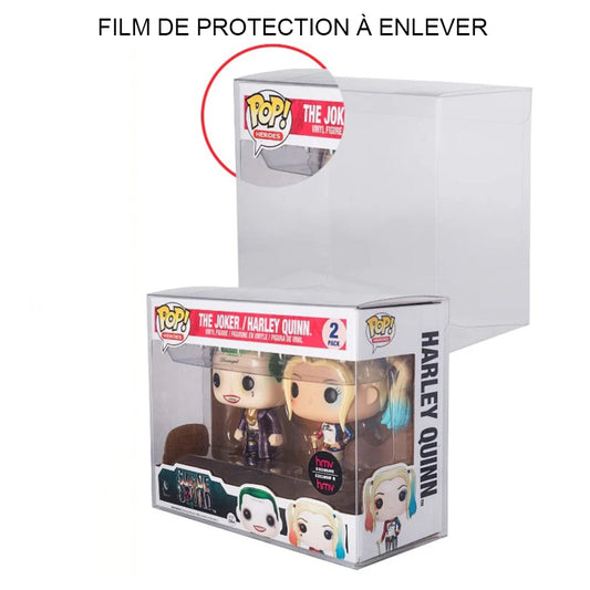 Evoretro Etui de Protection 0,40mm Pour Funko Pop 2-Pack