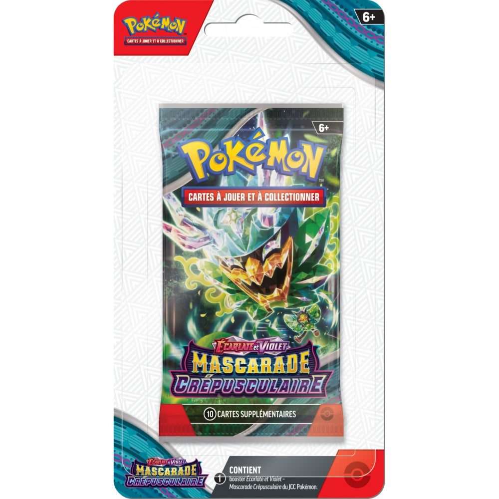 Pokémon - Booster Français sous Blisters - EV06 - Ecarlate et Violet - Mascarade Crépusculaire - Blister