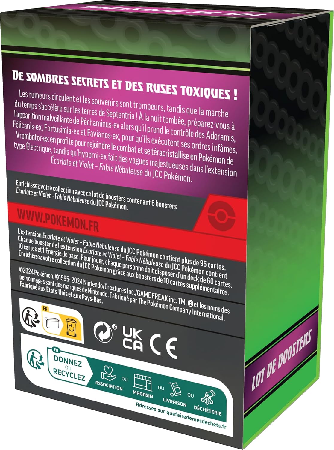 Pokémon EV6.5 – Bundle de 6 booster – Fable Nébuleuse – FR