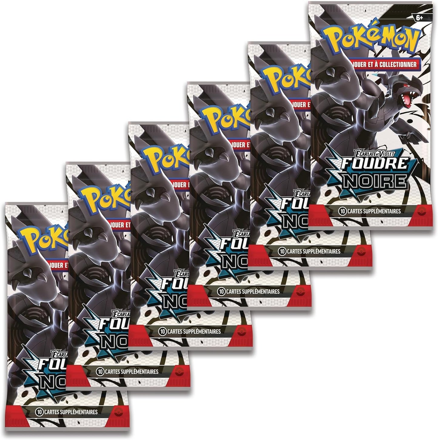 Pokemon Foudre Noire Bundle de 6 boosters FR