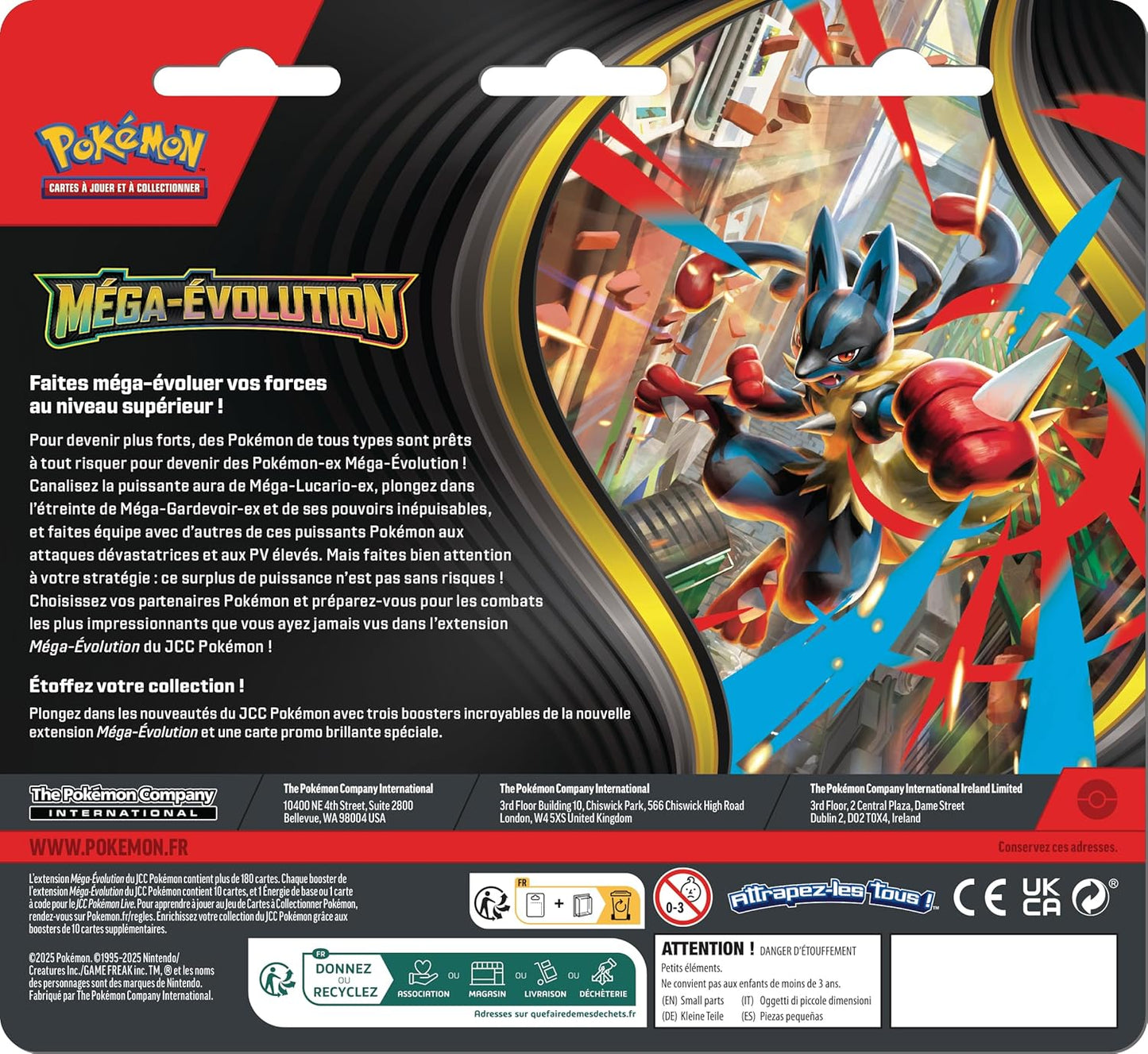 Tripack de 3 Booster ME01 Méga-Évolution FR