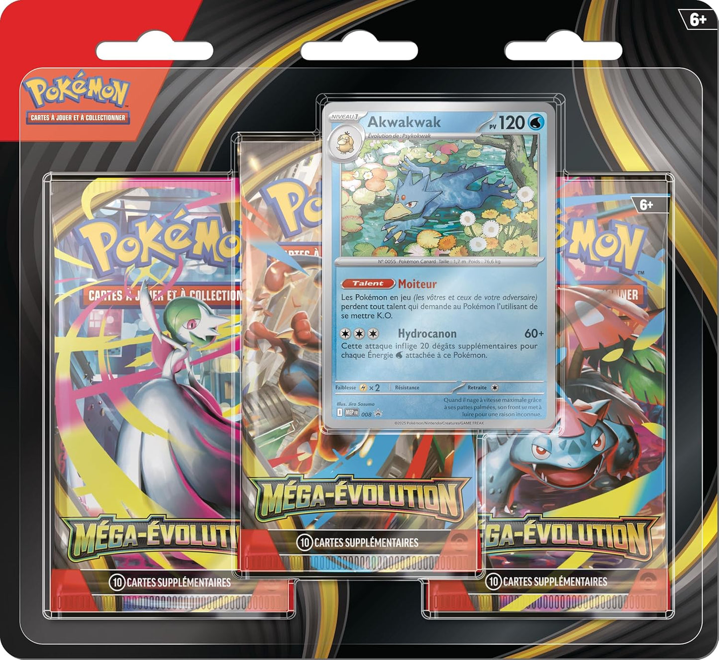 Tripack de 3 Booster ME01 Méga-Évolution FR