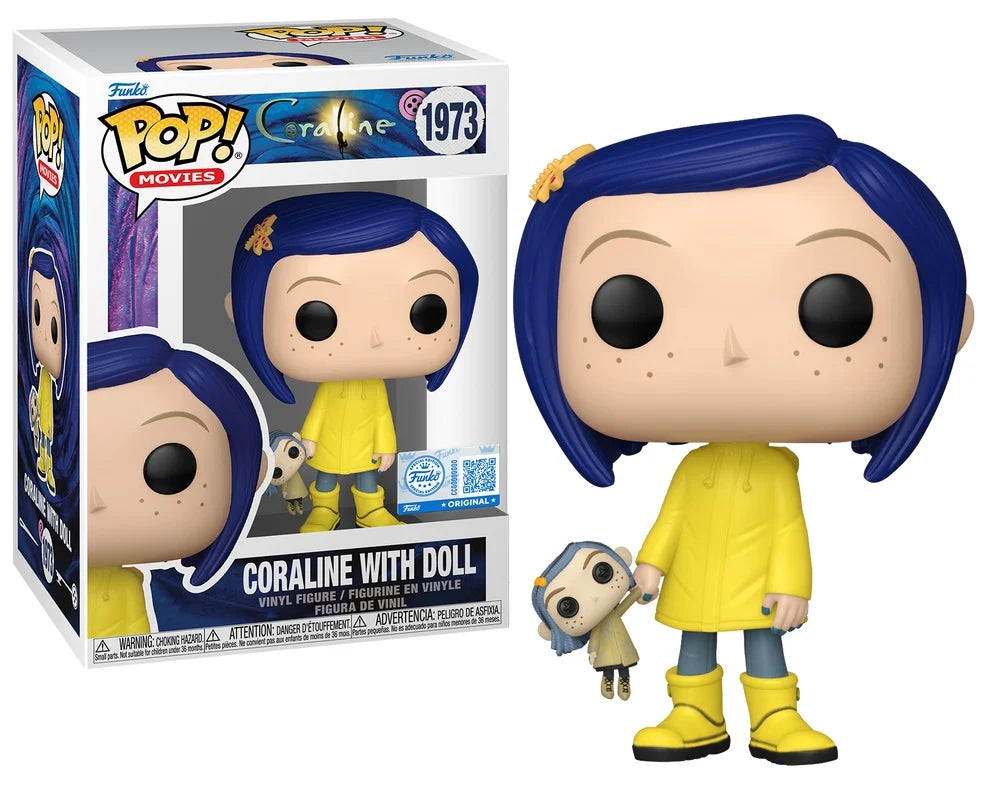 Figurine Funko POP! Movies N° 1973 — Coraline — Coraline avec Poupée / Coraline with Doll (Édition Exclusive)