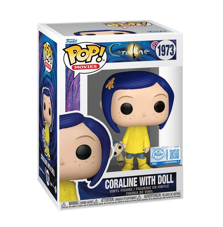 Figurine Funko POP! Movies N° 1973 — Coraline — Coraline avec Poupée / Coraline with Doll (Édition Exclusive)