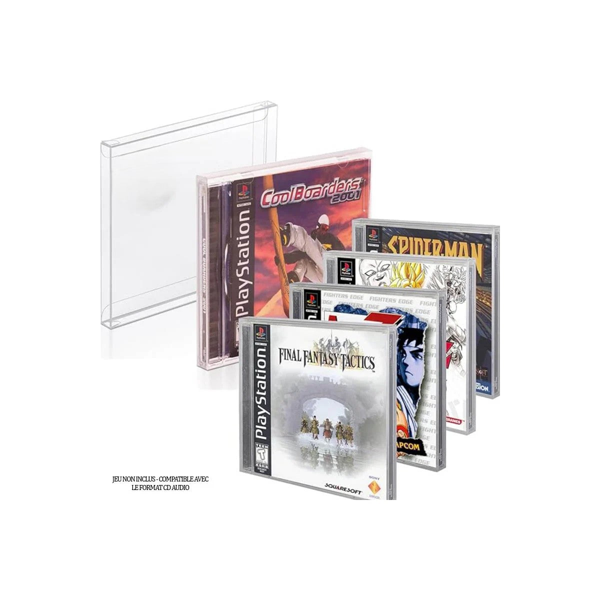 Evoretro Etui De Protection Pour CD Audio x1