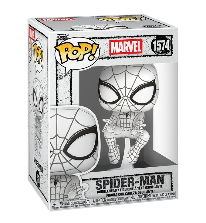 MARVEL  SKETCHED -  POP N° 1574 -  Spider-Man