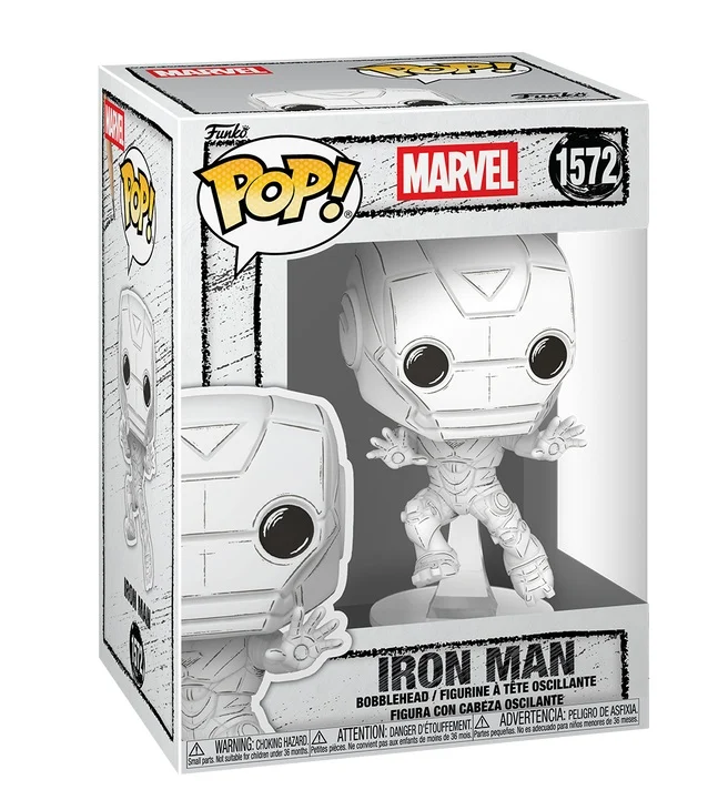 MARVEL  SKETCHED -  POP N° 1572 -  Iron Man