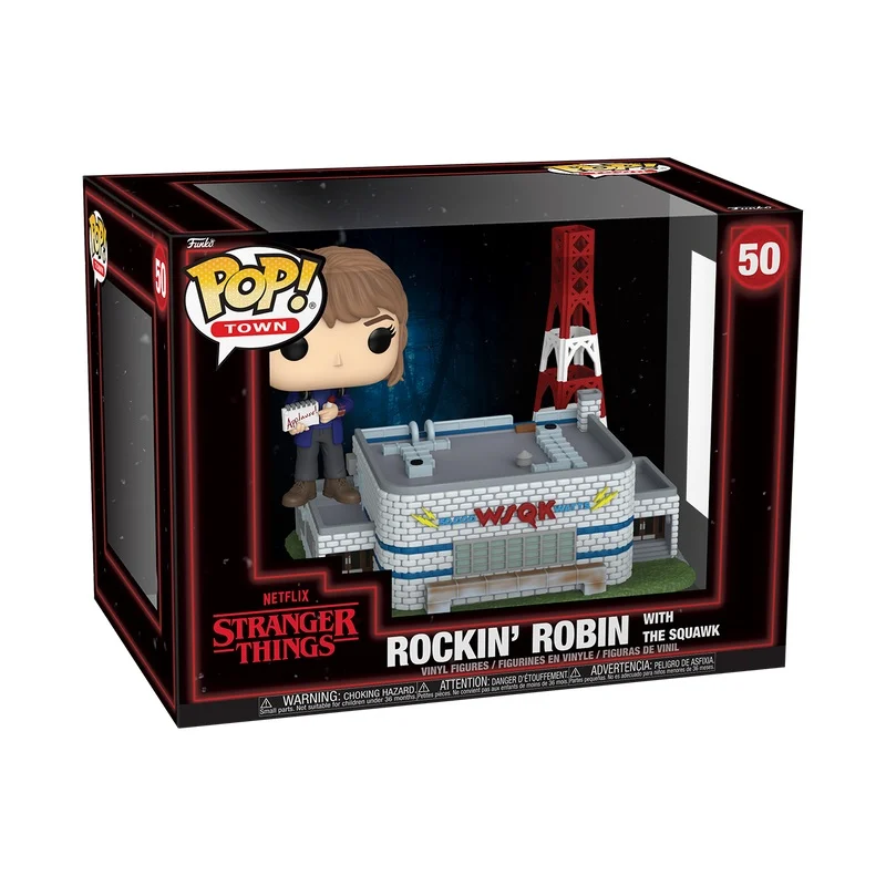 STRANGER  THINGS S5 -  POP TOWN N°  50 - Rockin's  Robin with the  squawk