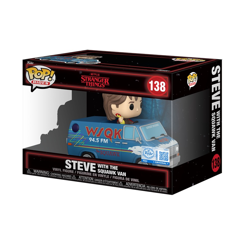 STRANGER  THINGS S5 -  POP Ride DLX  N° 138 - Steve  with Squawk  van