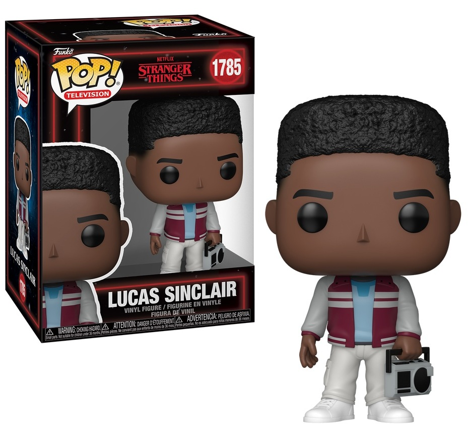 STRANGER  THINGS S5 -  POP TV N°  1785 - Lucas  Sinclair avec  Boombox