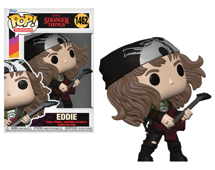 STRANGER  THINGS S4 -  POP TV N°  1462 -  Chasseur  Eddie avec  Guitare
