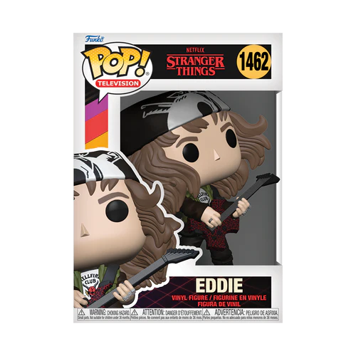 STRANGER  THINGS S4 -  POP TV N°  1462 -  Chasseur  Eddie avec  Guitare