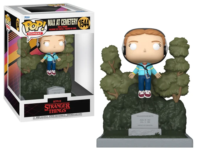 STRANGER  THINGS S4 -  POP  Moments N°  1544 - Max au  Cimetière