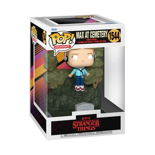 STRANGER  THINGS S4 -  POP  Moments N°  1544 - Max au  Cimetière