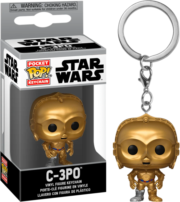 STAR WARS -  Pocket Pop  Keychains -  C-3PO - 4cm