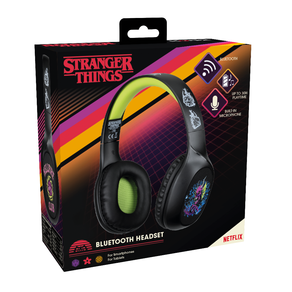 Konix Stranger Things Casque Audio sans Fil Bluetooth 5.3