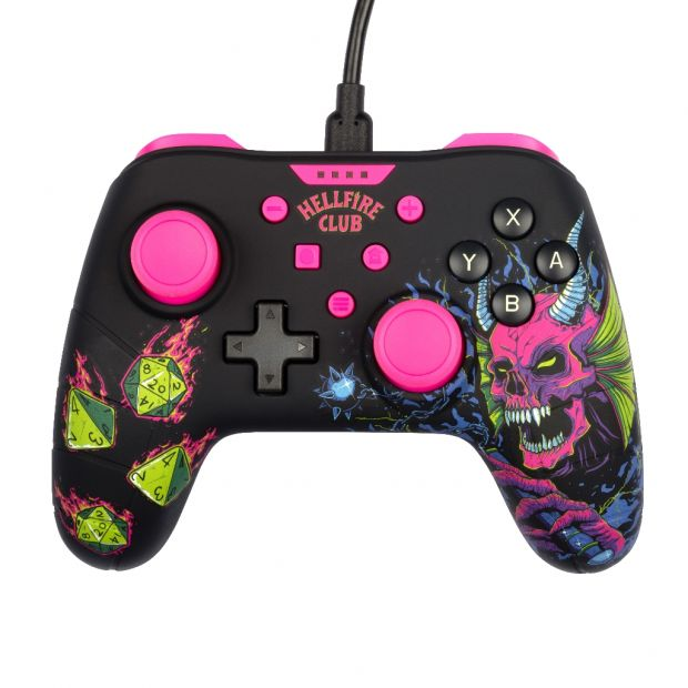 Hellfire Manette filaire noire pour nintendo switch