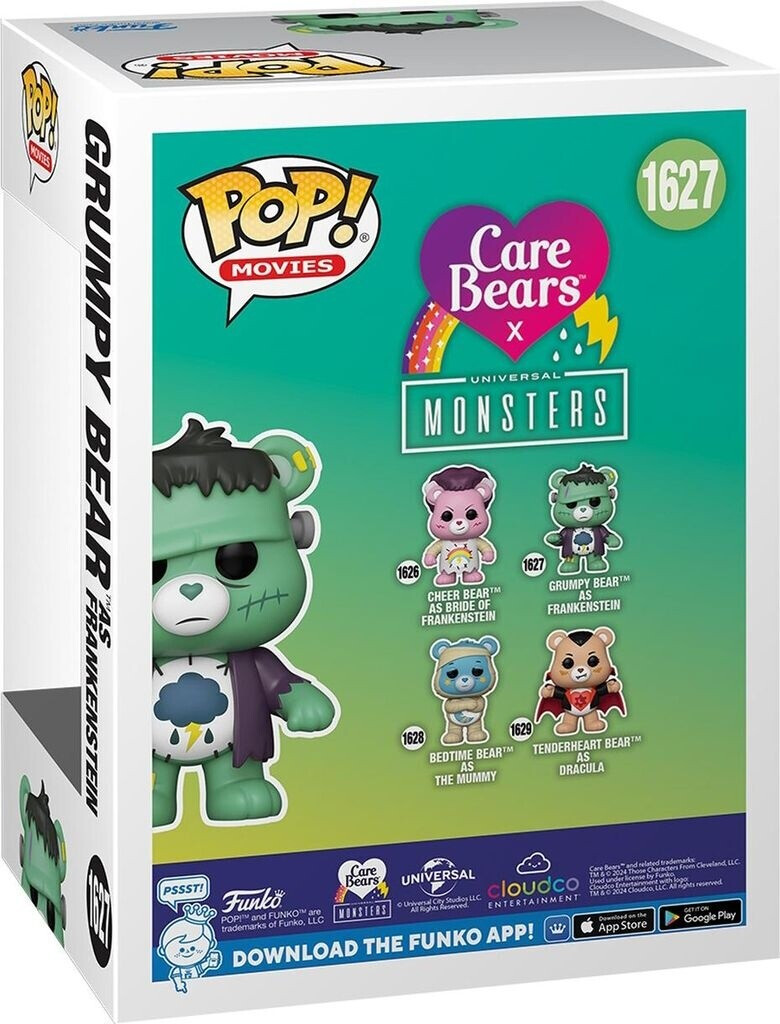 Pop Bisounours x Universal Monsters – Grumpy Bear as Frankenstein #1627