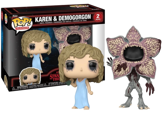 STRANGER THINGS - POP TV - 2 Pack Karen & Demorgogon