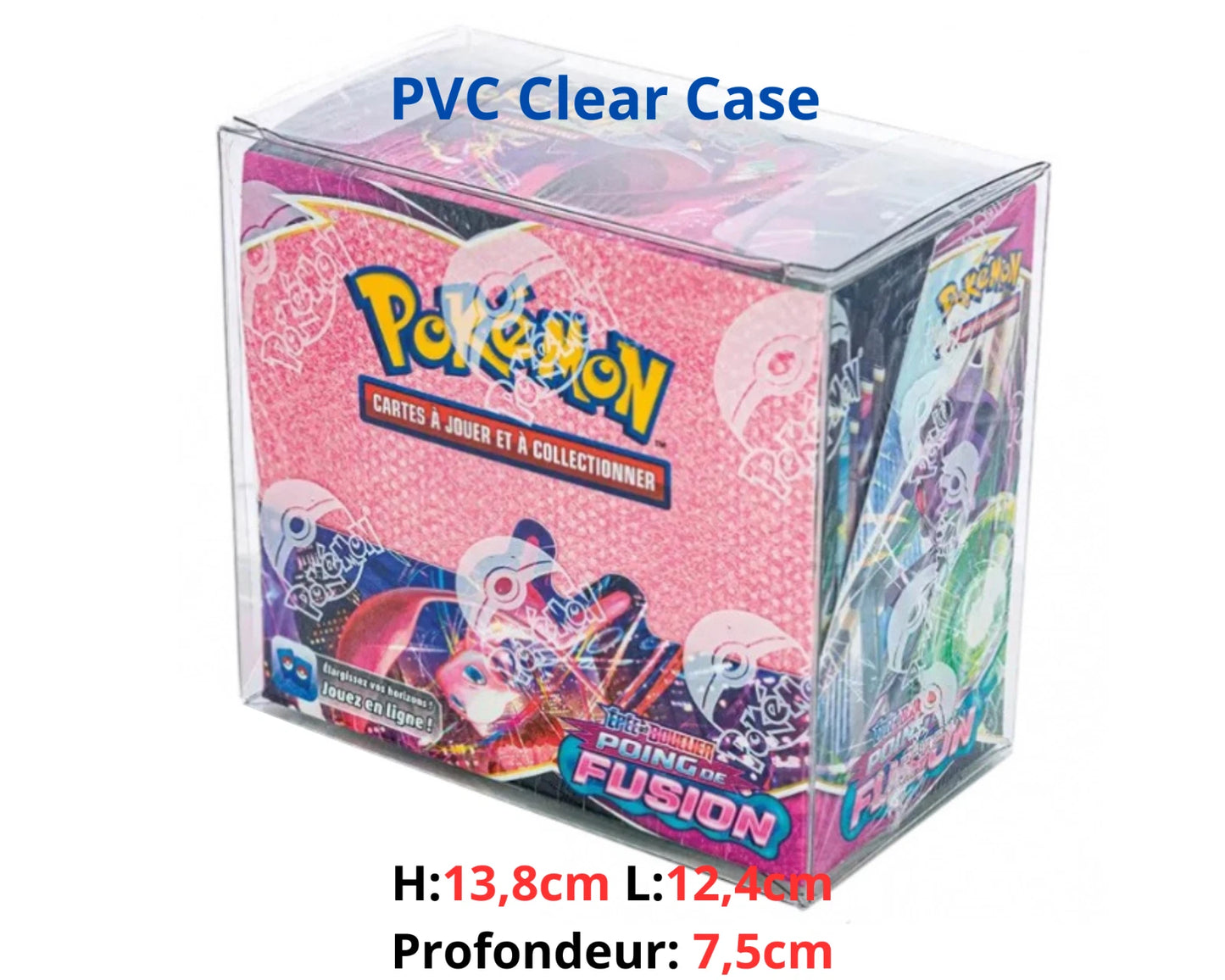 Protection Souple Display Pokémon PVC Clear Case - Phoenix Shield - Réduction UV